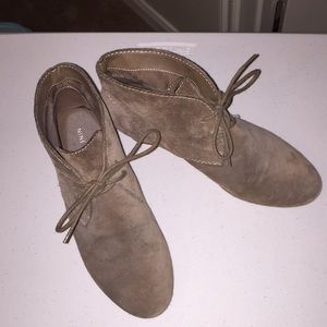 Nine West wedge booties